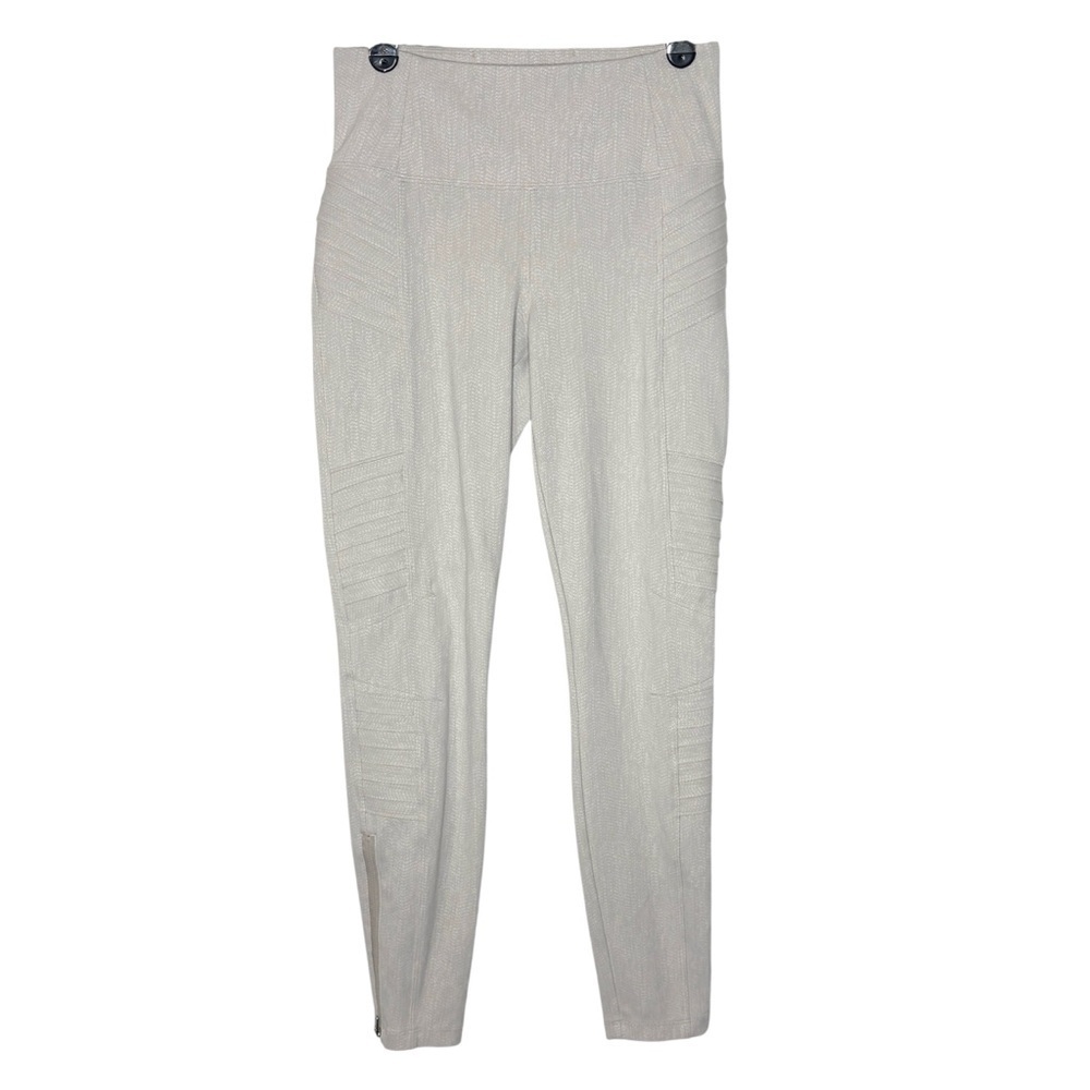 Athleta Delancy Textured Moto Tight Legging Gray Size Small